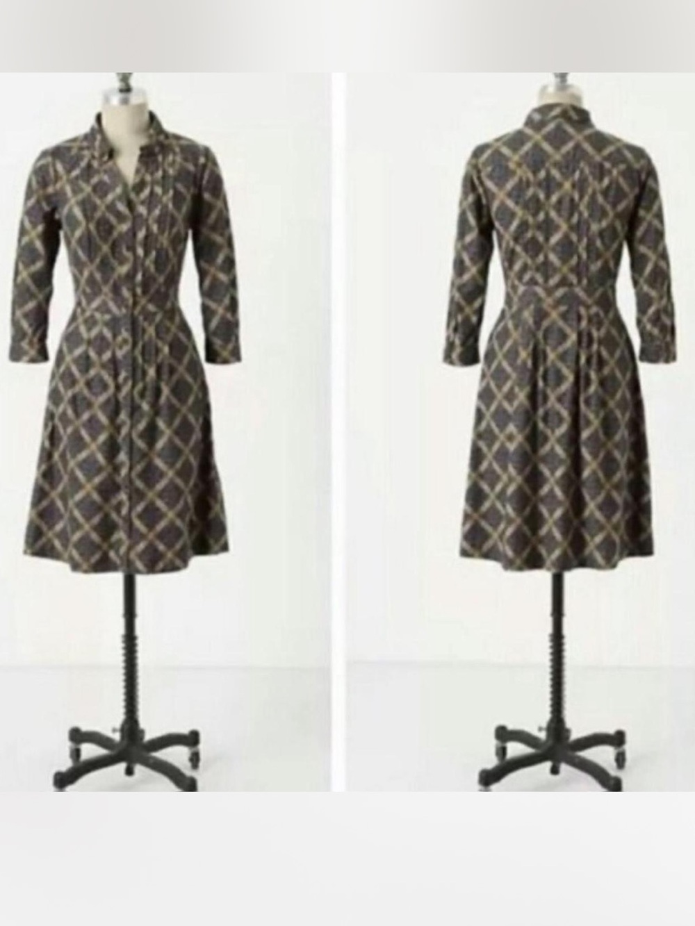 Anthro classic shirt dress